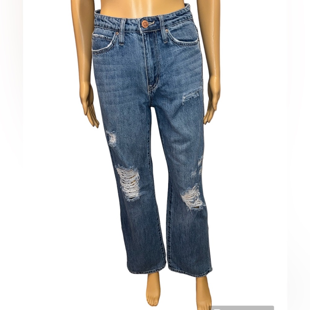 YMI Jeans Women's Dream Wide Leg Pant
Side Split 90s Style Light Wash Size 3